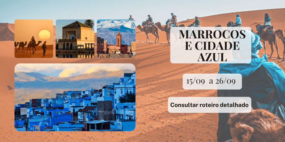 Marrocos com Cidade Azul & Deserto do Saara